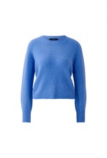 Oui Pullover 88295 R-Hals Hemels Blue