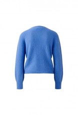 Oui Pullover 88295 R-Hals Hemels Blue