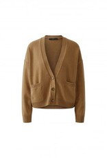 Oui Vest 86509 V Hals Camel