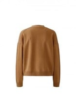 Oui Vest 86059  Hals Camel