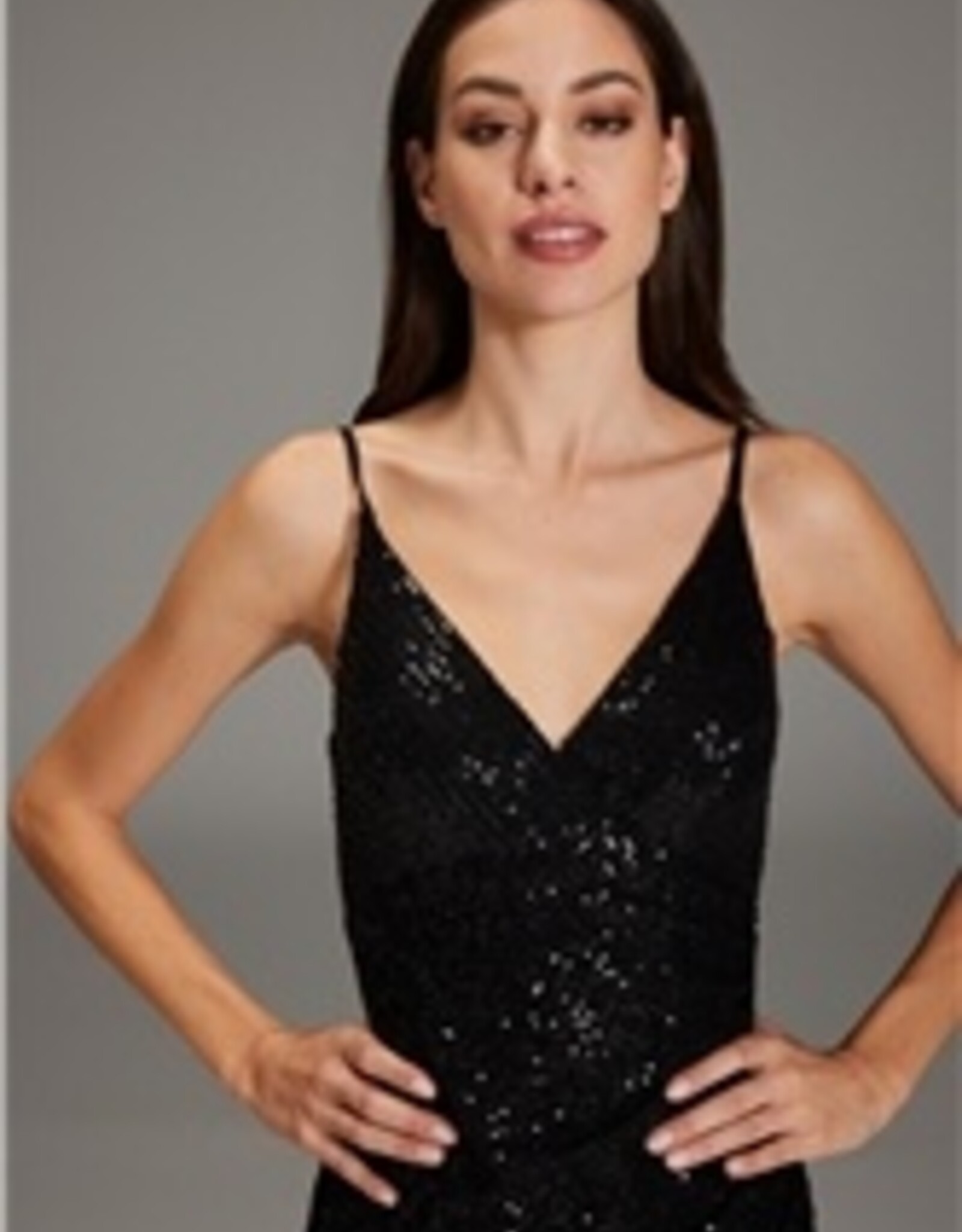 Swing Jurk Lang Pailletten Black