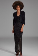 Swing Jersey Black  Fluffy Bolero