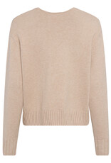 Marc Aurel Vest Rits Zakken Met Parels Biscuit Varied Melange