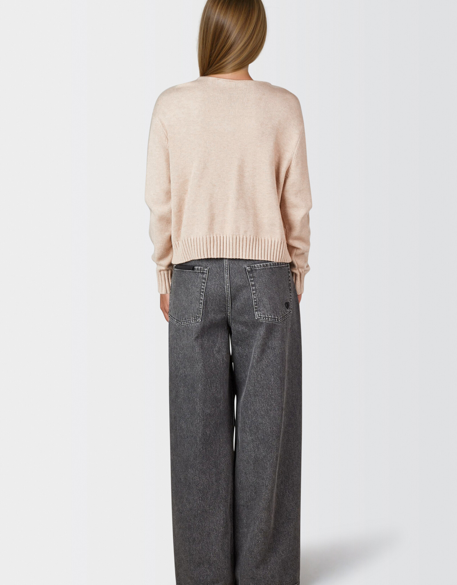 Marc Aurel Vest Rits Zakken Met Parels Biscuit Varied Melange