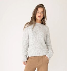 Anna Blue Pullover Labi Light Grey Melange