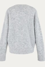Anna Blue Pullover Labi Light Grey Melange