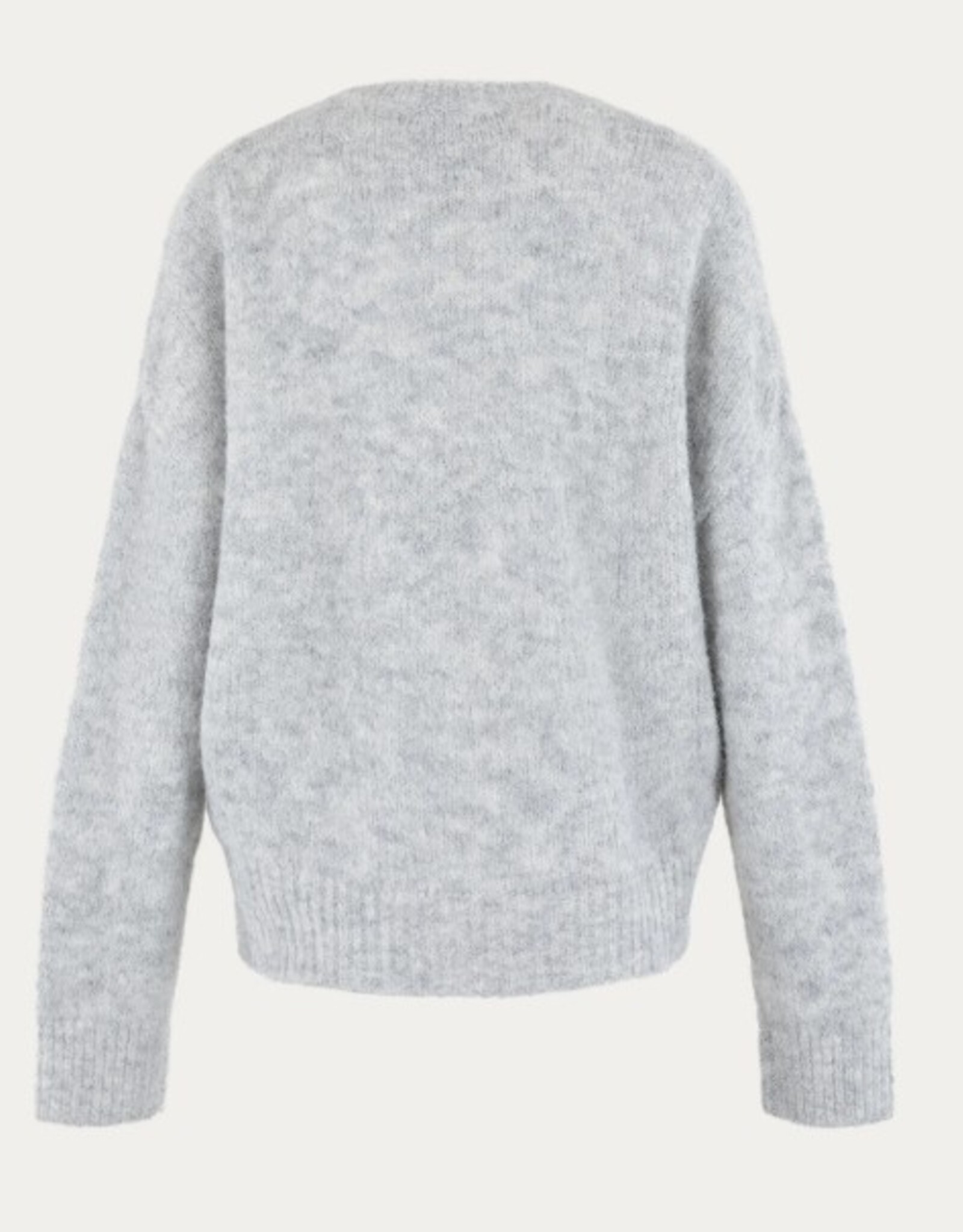 Anna Blue Pullover Labi Light Grey Melange