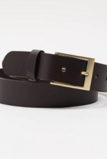 Angelo de Lombardi Ceintuur Black Goud Gesp