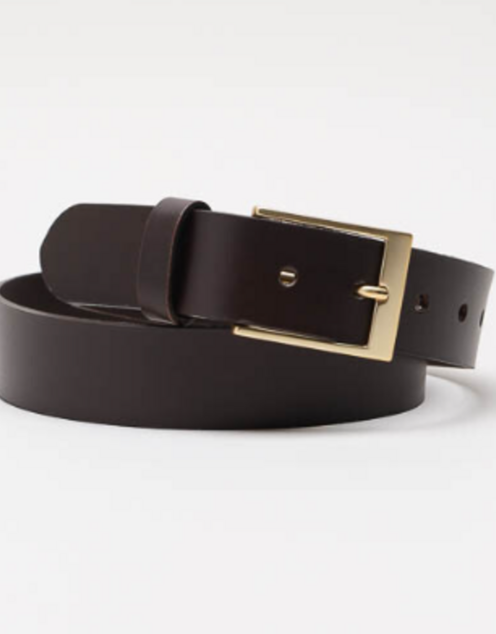 Angelo de Lombardi Ceintuur Black Goud Gesp