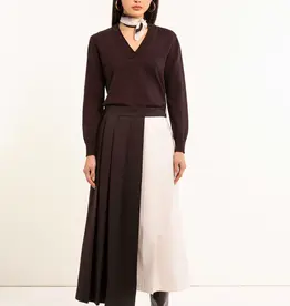 Maria Bellentani Rok Brent Color Block Moro/Latte