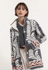 Maria Bellentani Vest Bella Antracite Latte