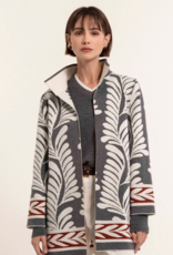 Maria Bellentani Vest Bella Antracite Latte