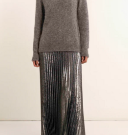 Maria Bellentani Rok Soleil Plisse Silver Argento