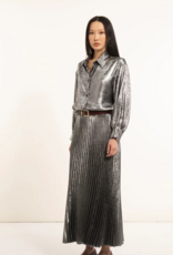 Maria Bellentani Rok Soleil Plisse Silver Argento