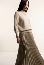 Maria Bellentani Rok Soleil Plisse Goud Oro