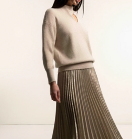 Maria Bellentani Rok Soleil Plisse Goud Oro