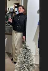 Maria Bellentani Rok Soleil Plisse Goud Oro