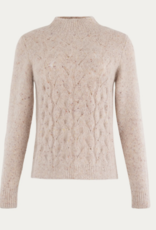 Bellamy Pullover Thebe Ajour Kabel L Old Pink