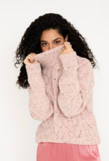 Bellamy Pullover Thebe Ajour Kabel L Old Pink