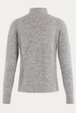Bellamy Pullover Thebe Ajour Kabel L Grey Melange