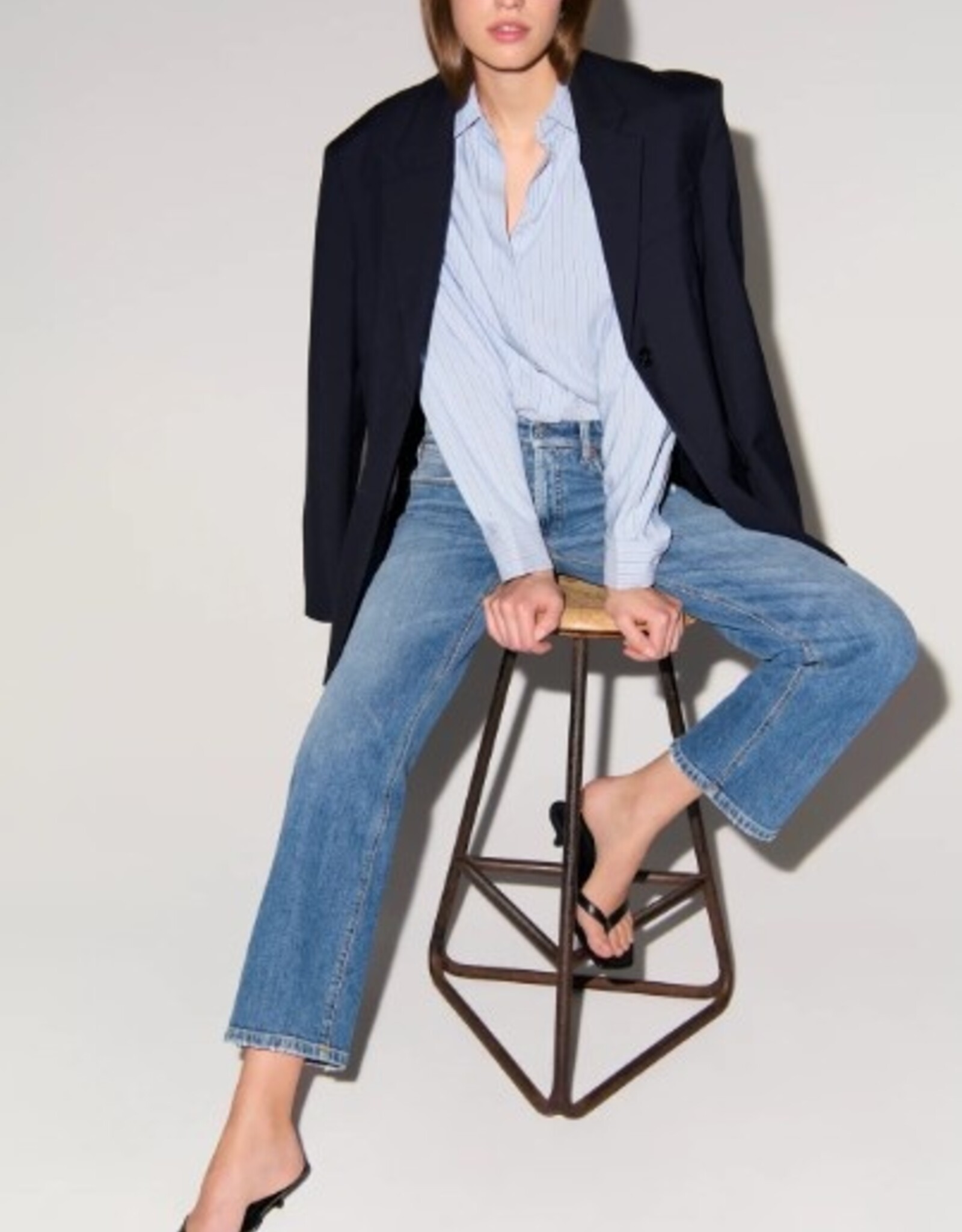 Cambio Jeans Gini Mid Used Bleu