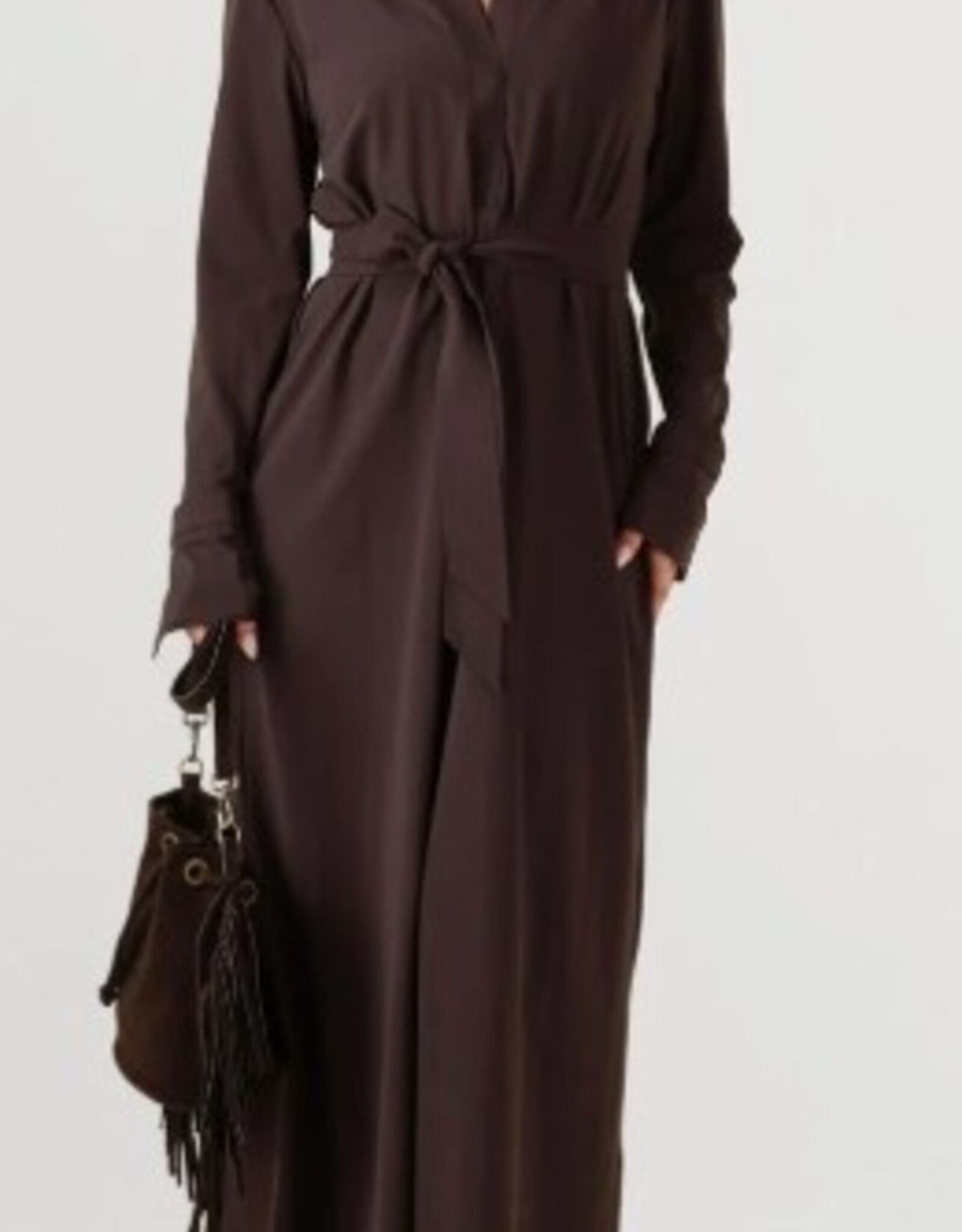 JapanTKY Jurk Rasy Dark Brown