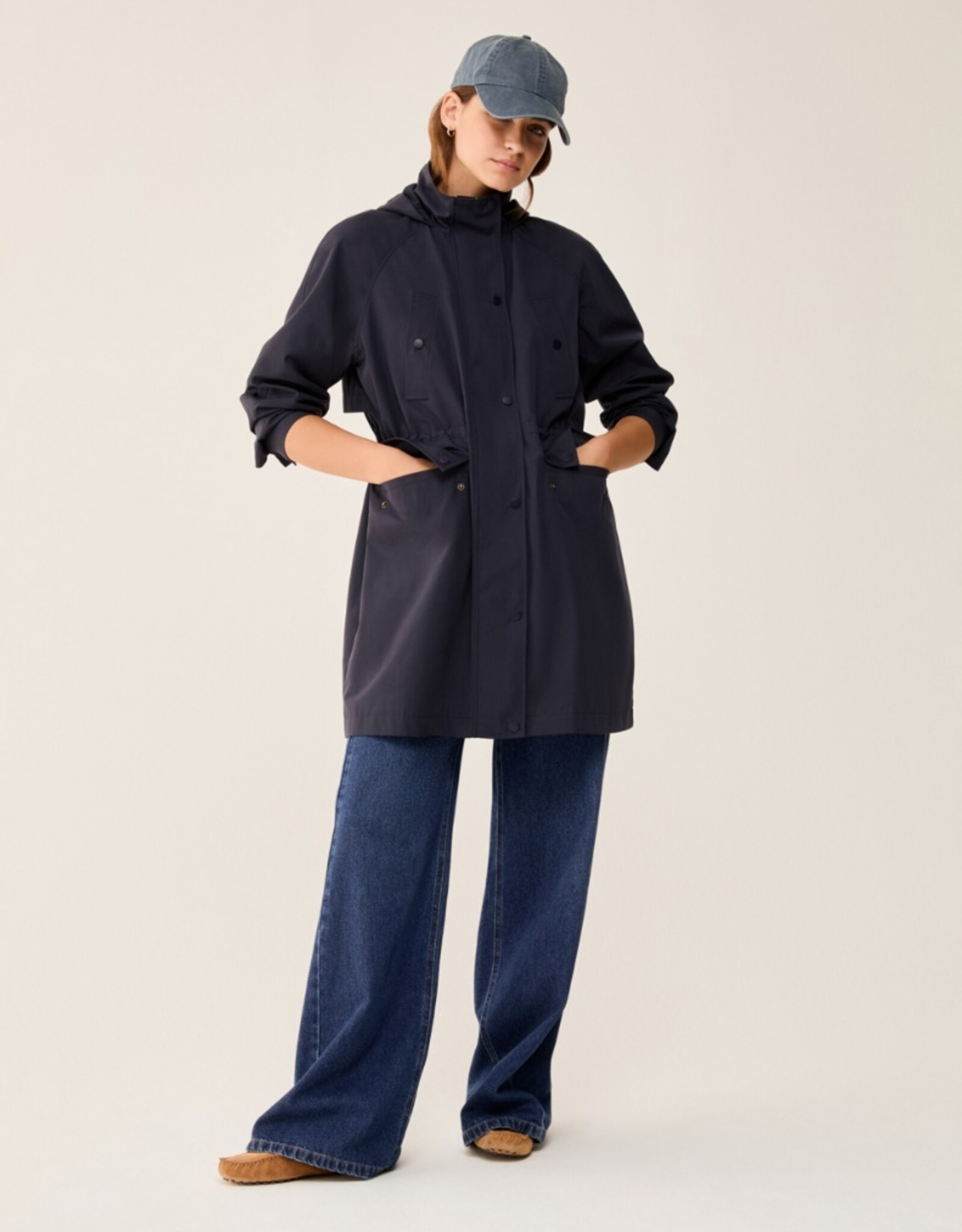 PENNYBLACK Raincoat Salmo Navy