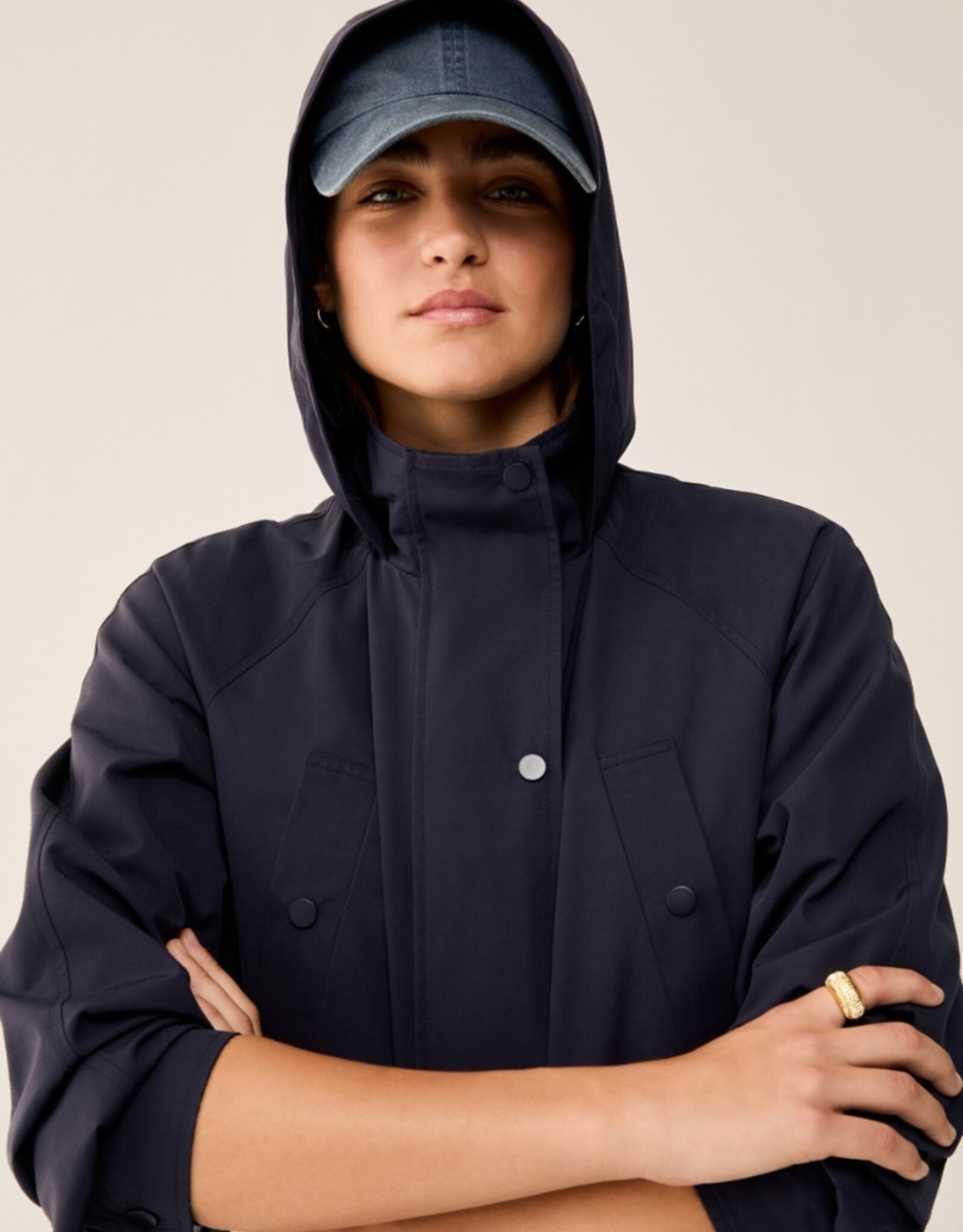 PENNYBLACK Raincoat Salmo Navy