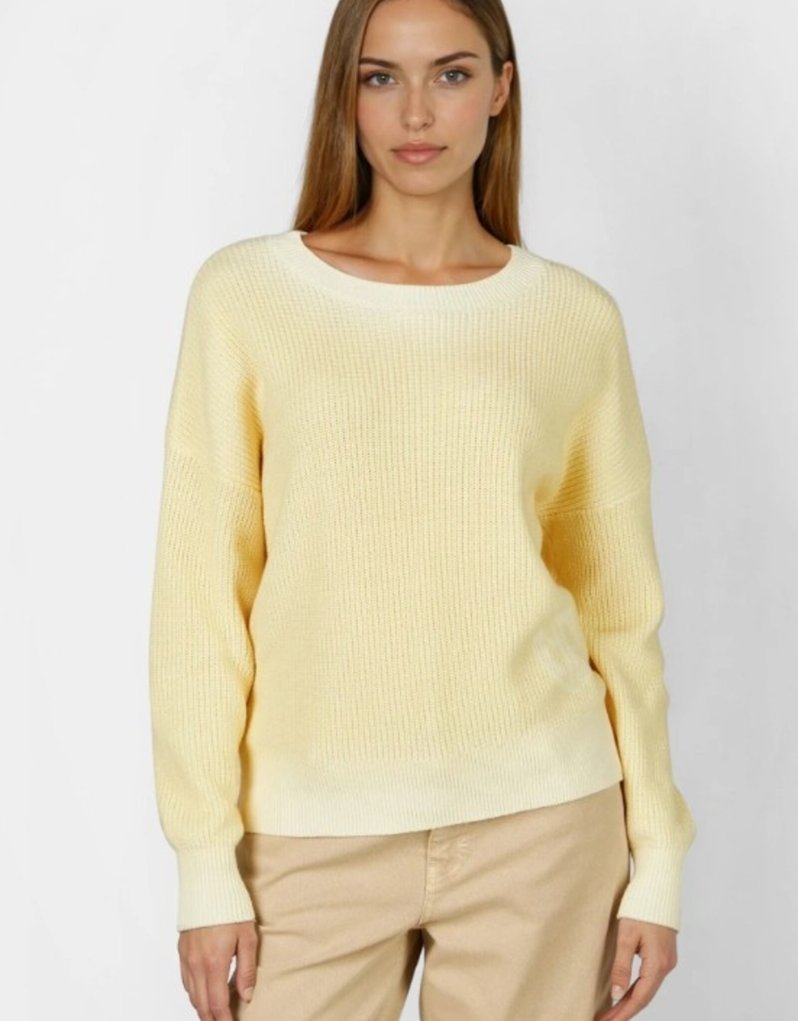Marc Aurel Pullover R Hals Geel