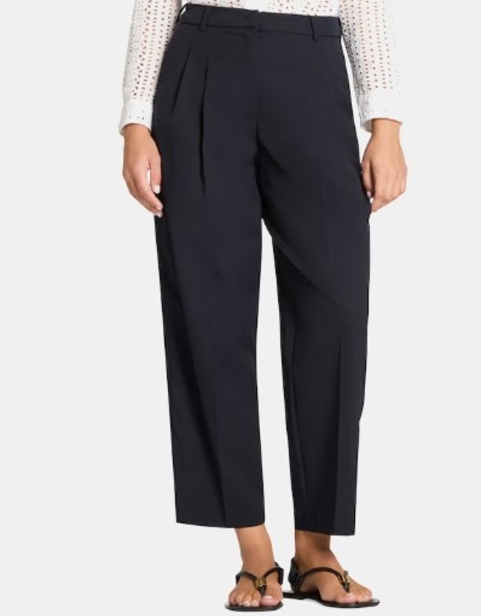 Cambio Pantalon Emilie  Bandplooi Dark Navy