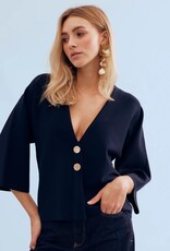 Leo&Ugo Vest Jasje  Marie Navy 7/8 Mouw