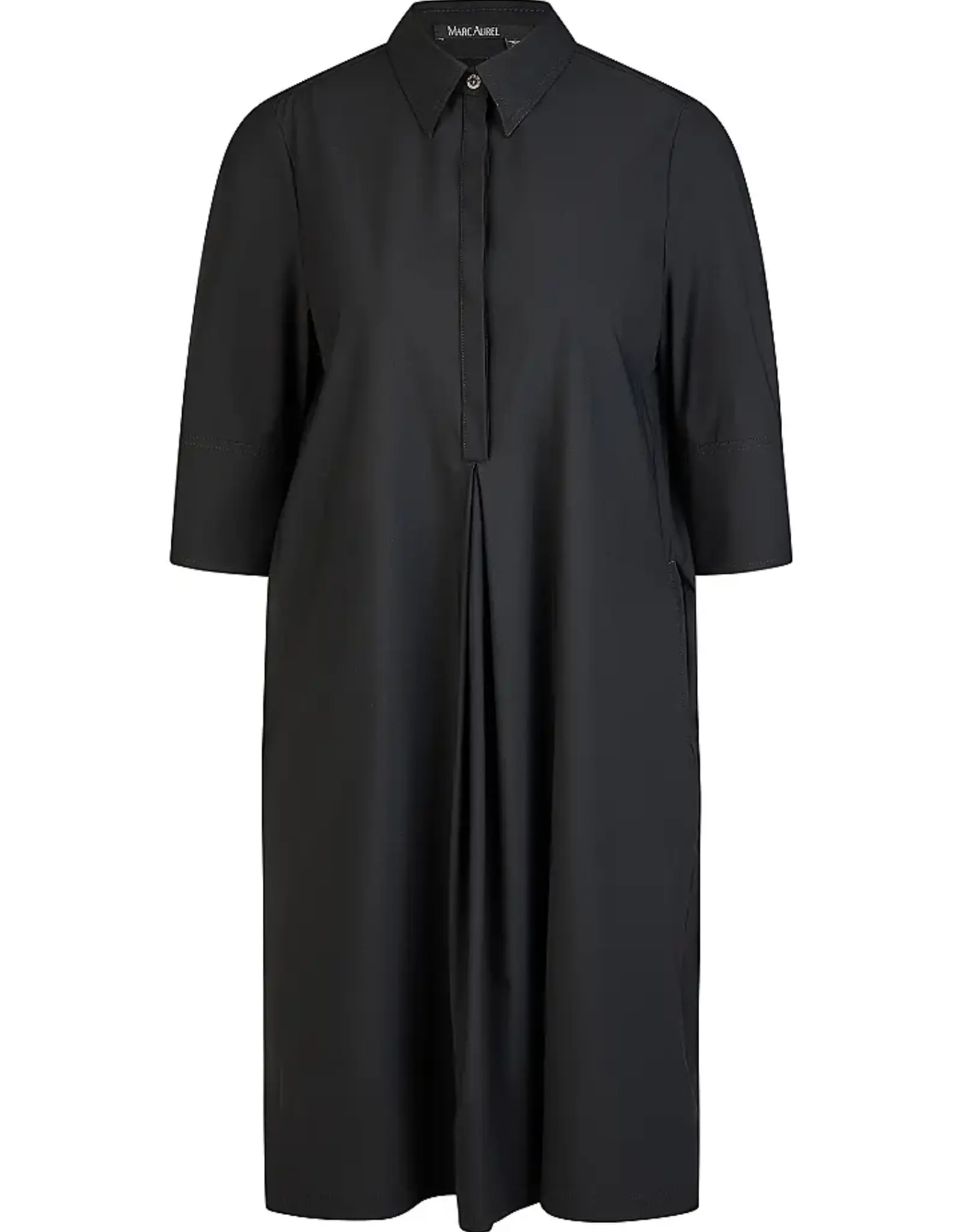 Marc Aurel Polojurk Travel 3/4 Mouw Plooi Achter Black