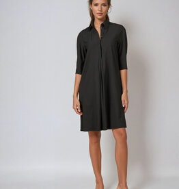 Marc Aurel Polojurk Travel 3/4 Mouw Plooi Achter Black