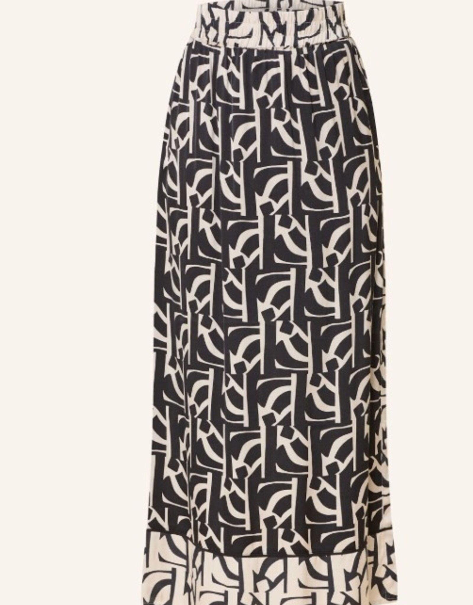 Marc Aurel Rok Recht Lang  Grafische Print  Black Varied