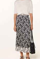 Marc Aurel Rok Recht Lang  Grafische Print  Black Varied