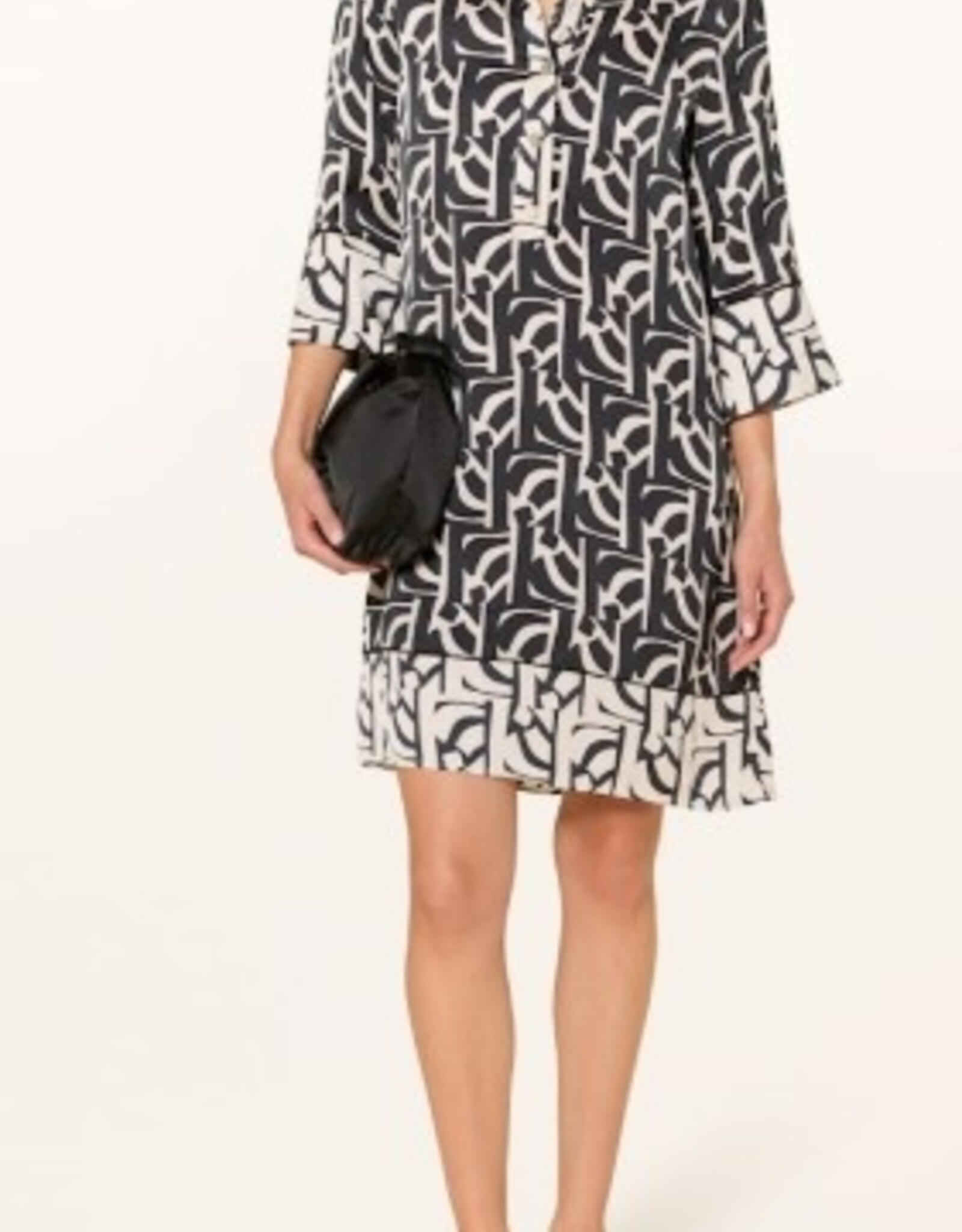 Marc Aurel Polojurk Grafische Print Black Varied