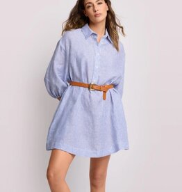 Kocca Drew Blouse/Jurk Blauw/Wit Gestreept