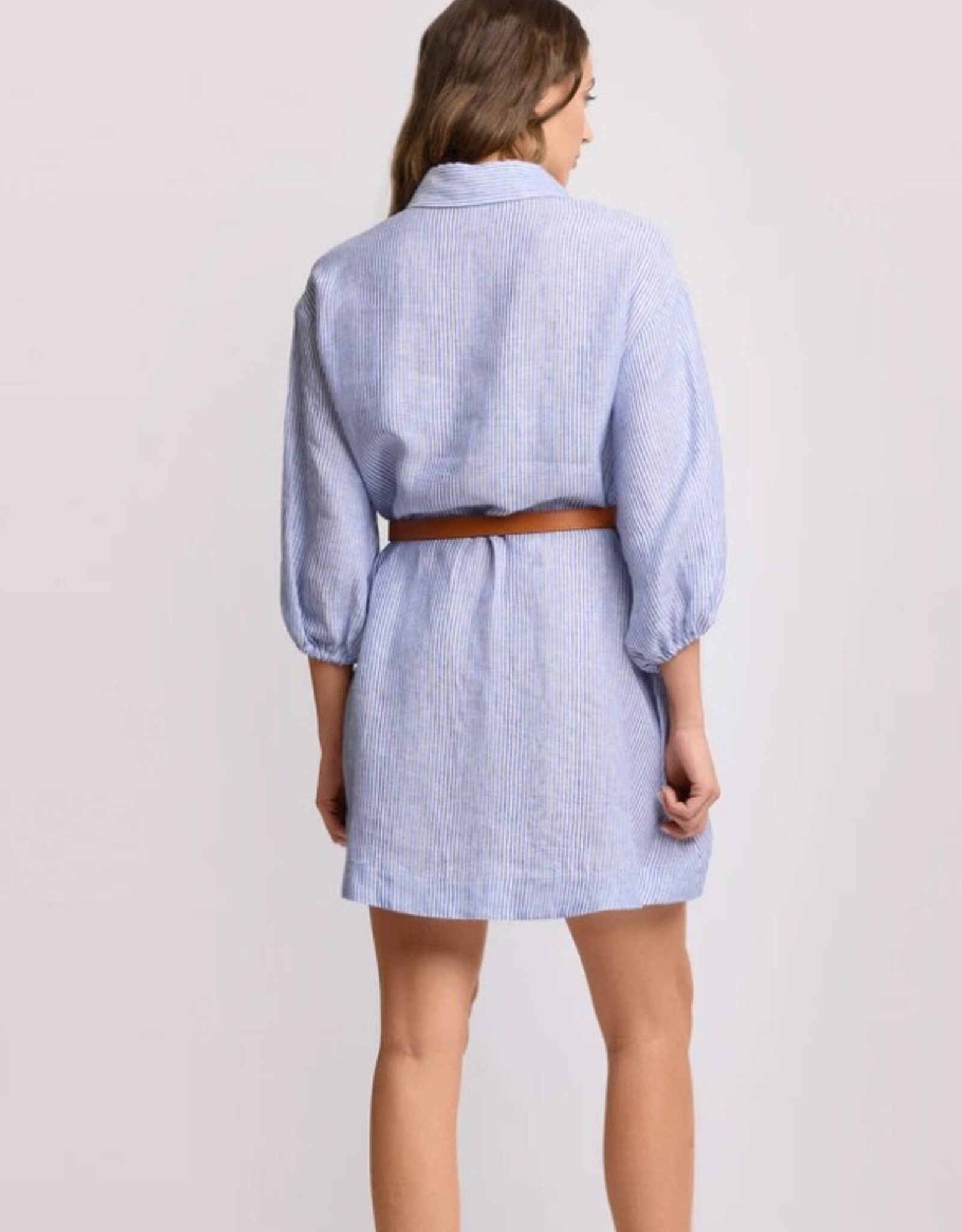 Kocca Drew Blouse/Jurk Blauw/Wit Gestreept