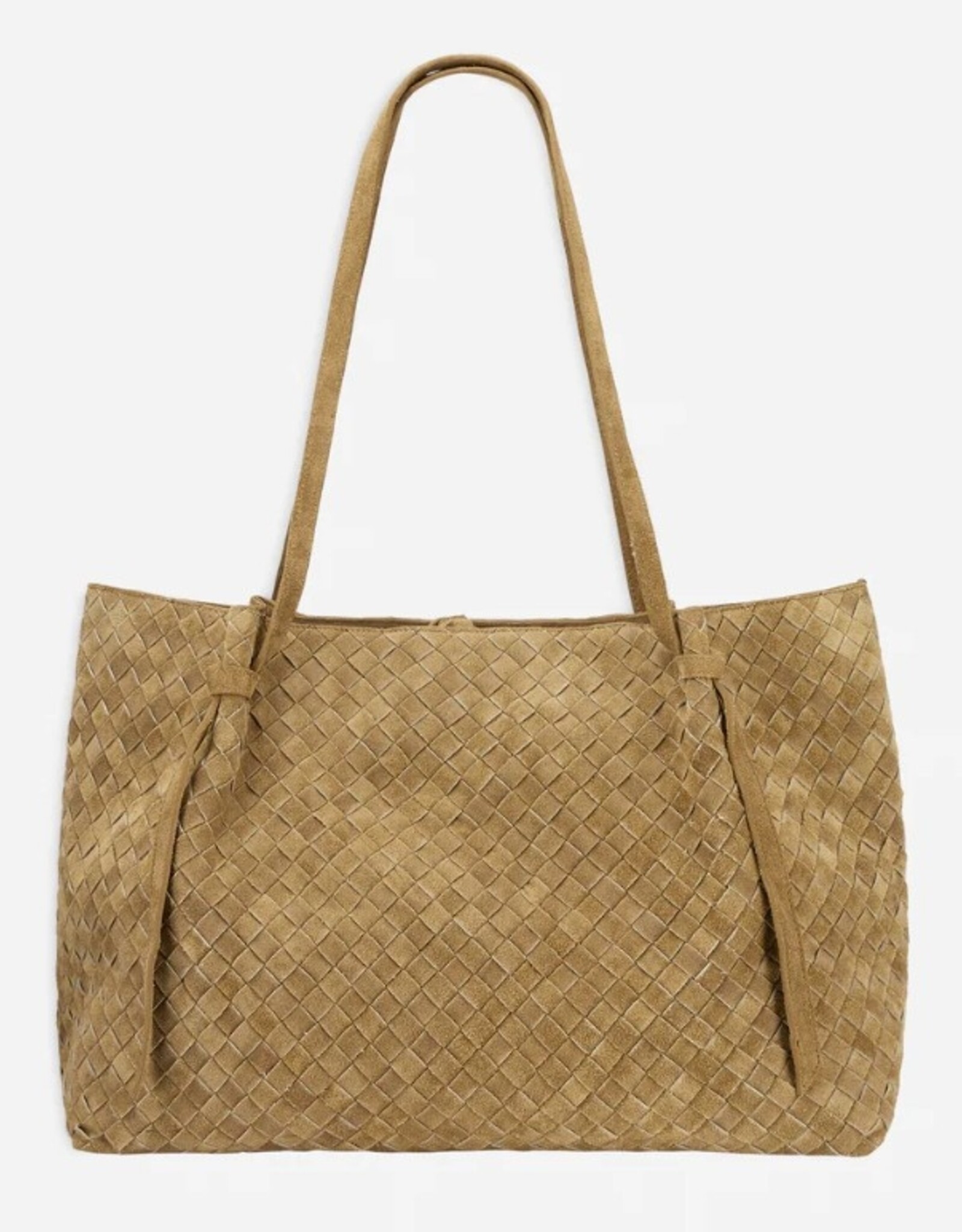 Studio AR Big Shopper Liandra  Gevlochten Butter