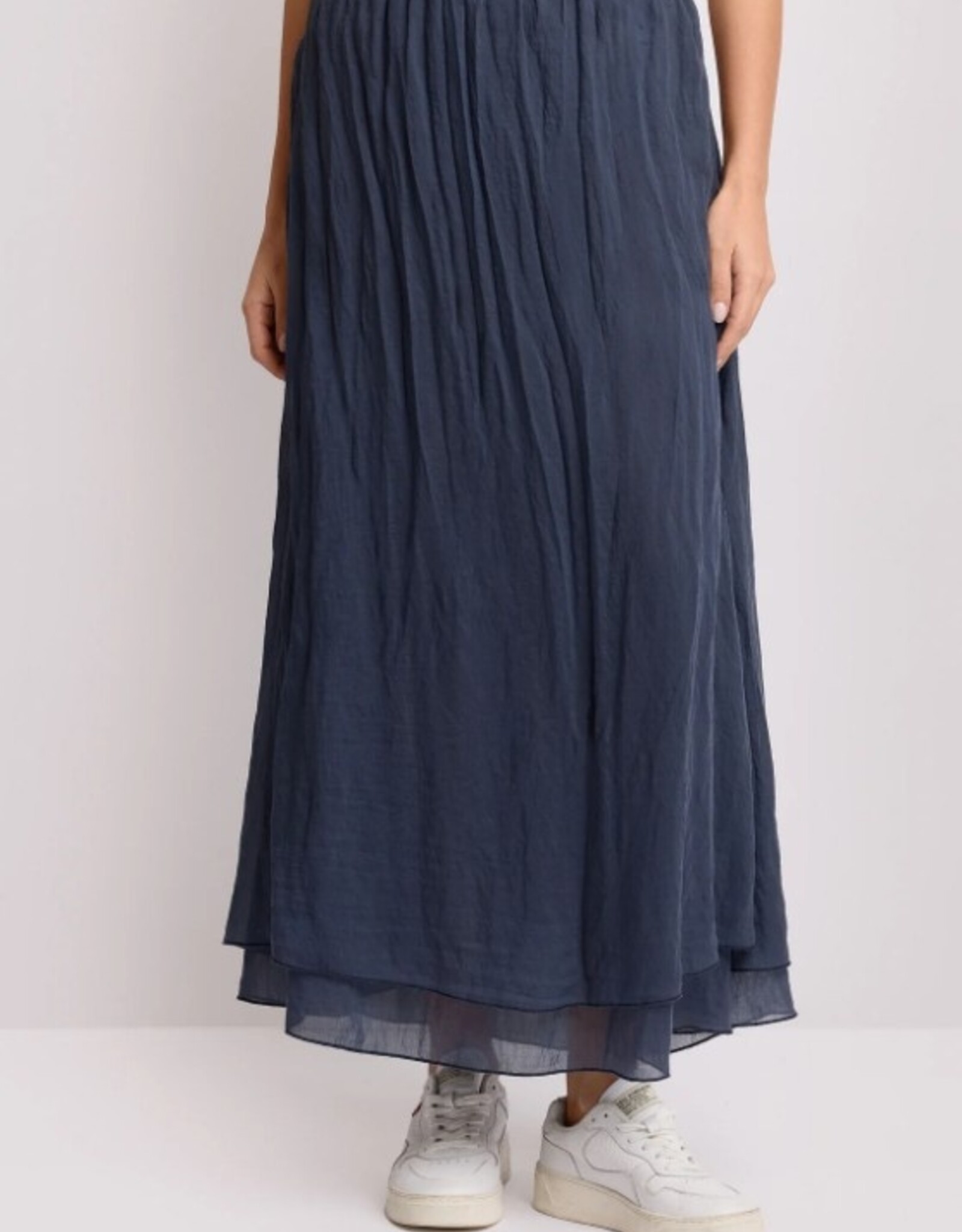 Kocca Ohiane Lange Rok Donker Blauw