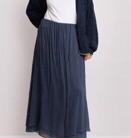 Kocca Ohiane Lange Rok Donker Blauw