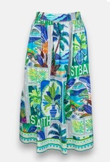 Princess goes Hollywood Rok St Barth Print Blauw Groen