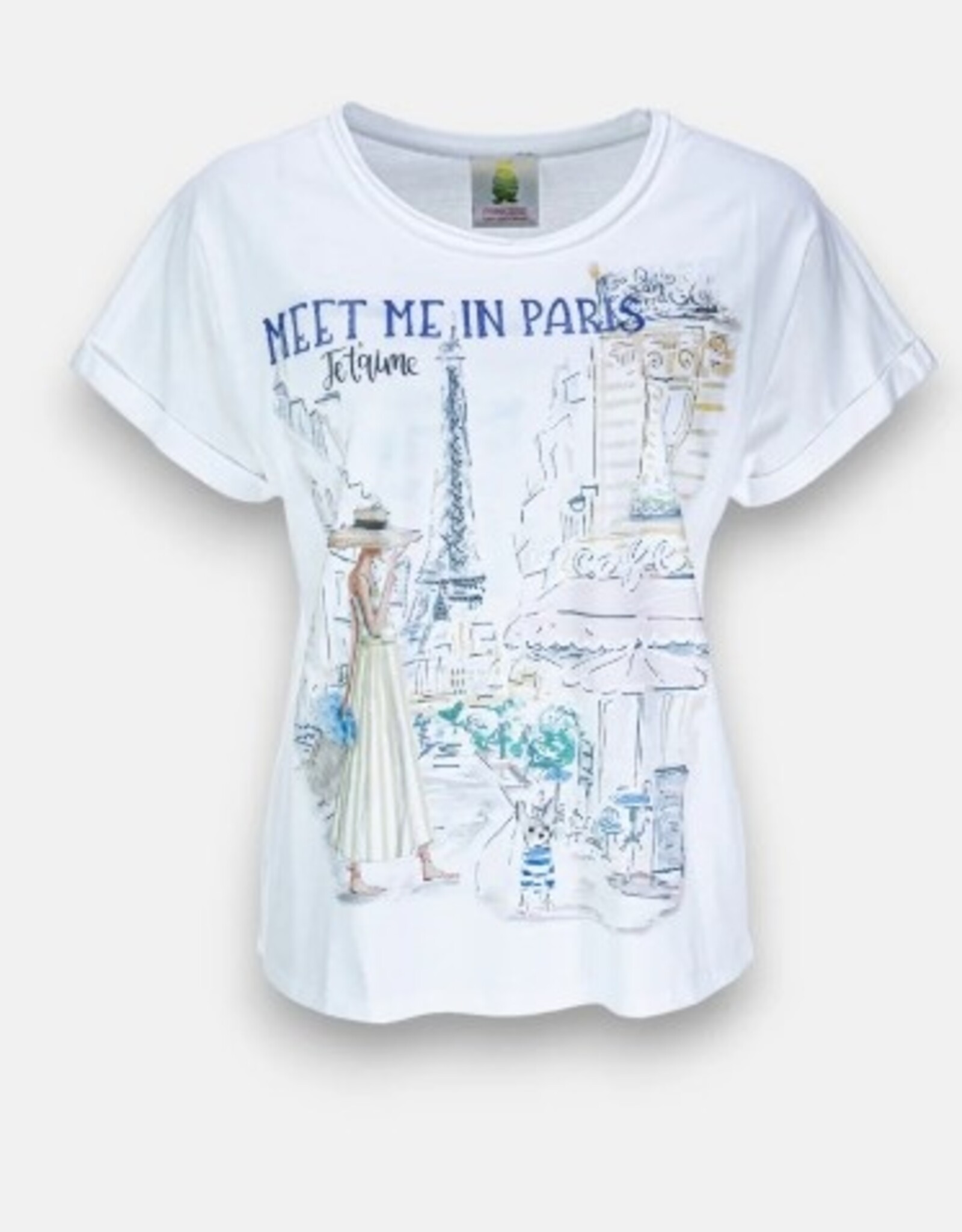 Princess goes Hollywood T-Shirt  Aangeknipt Korte Mouw Print Paris