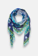 Princess goes Hollywood Shawl Print St. Barth Blauw Groen