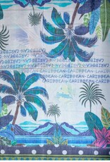 Princess goes Hollywood Shawl Print St. Barth Blauw Groen