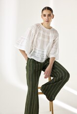 JcSophie Leroy Trousers Green Stripes
