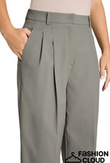 Cambio Pantalon Emilie Bandplooi Green Herb