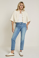 Para MI Mauve Denia Denim Jasje K-Mouw Natural Cream