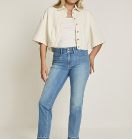 Para MI Mauve Denia Denim Jasje K-Mouw Natural Cream