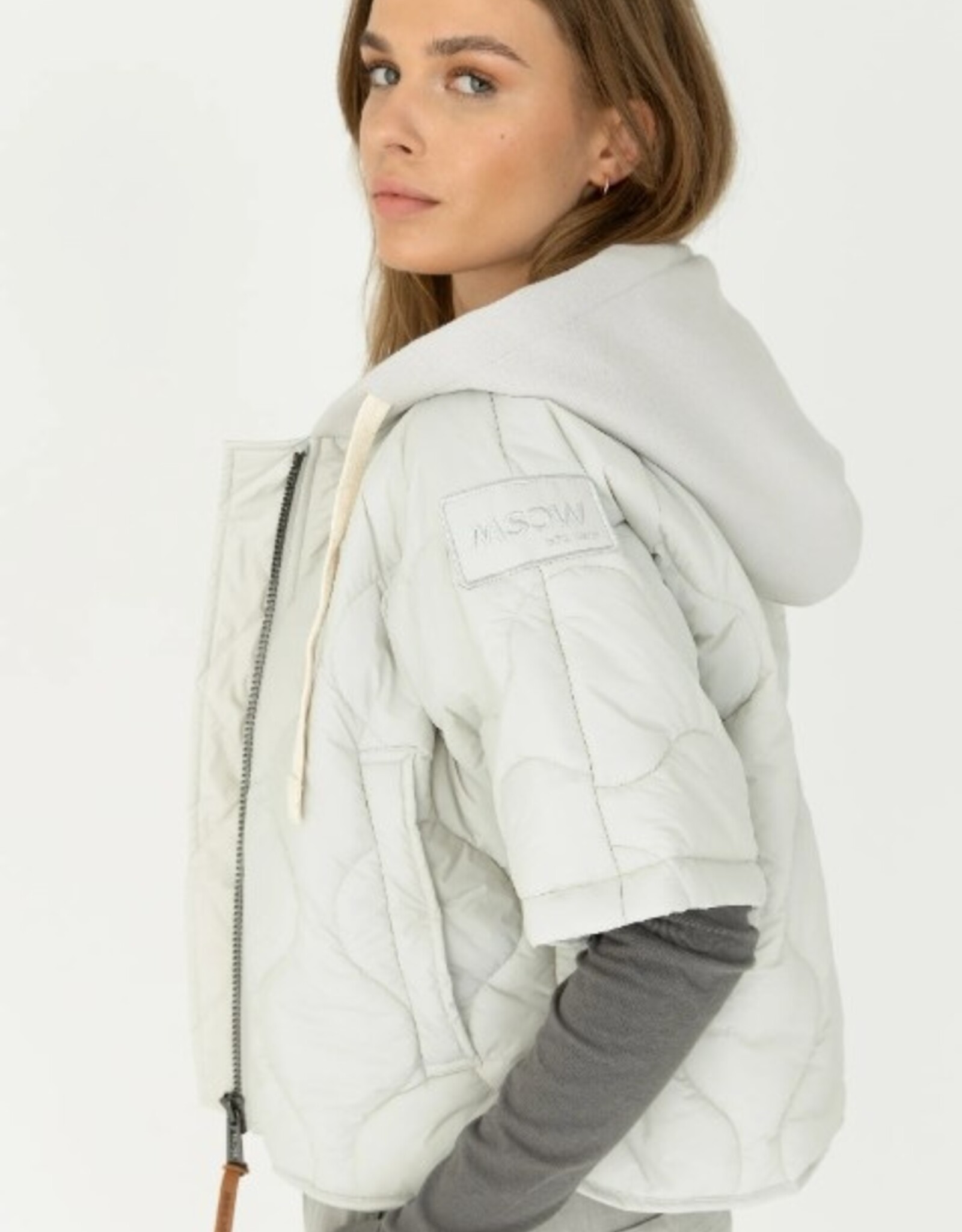 Moscow Cape-Jasje Tony Gewatteerd Pearl Solid